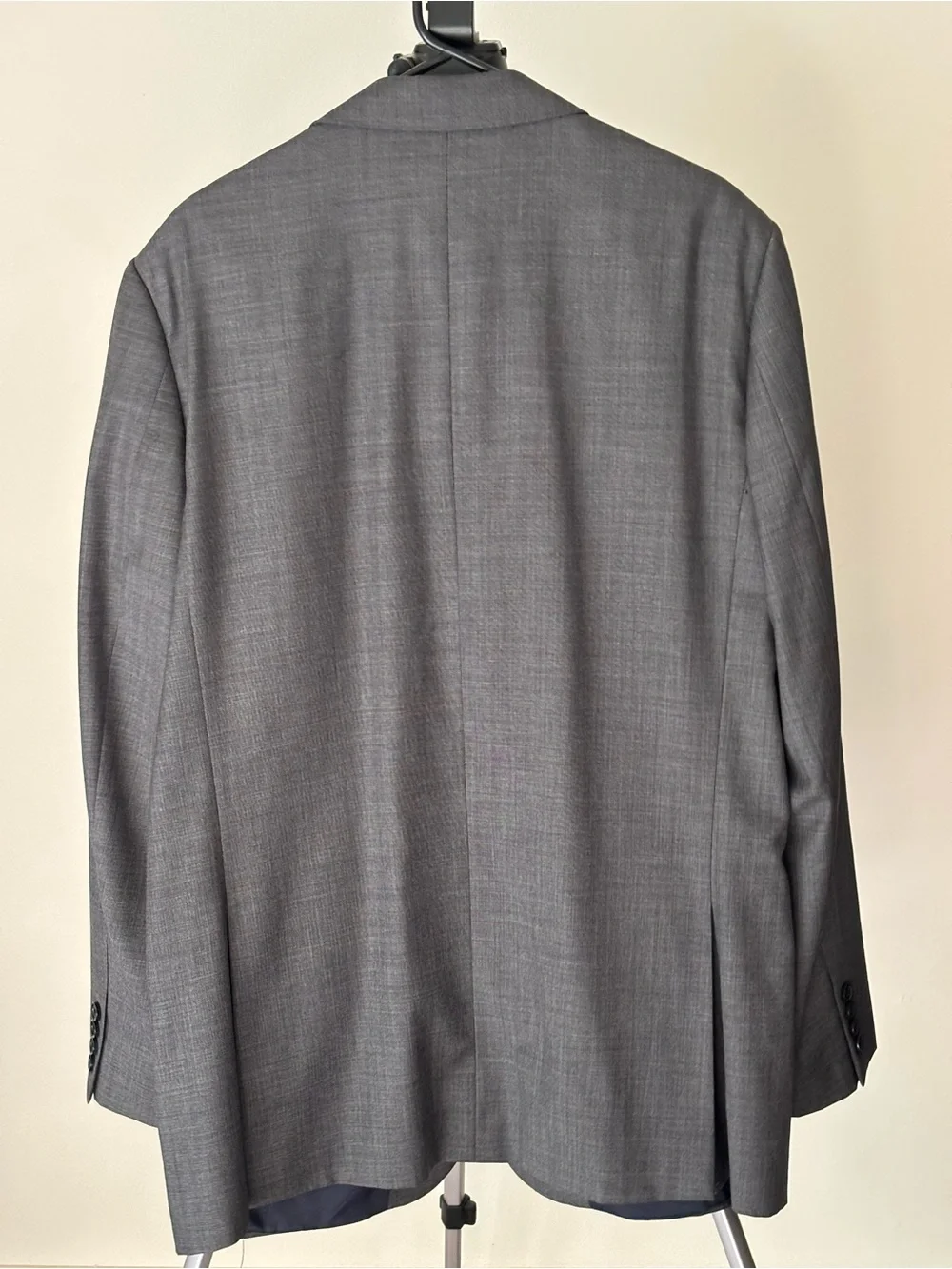 J. Crew Men's Gray Two-Button Suit Jacket